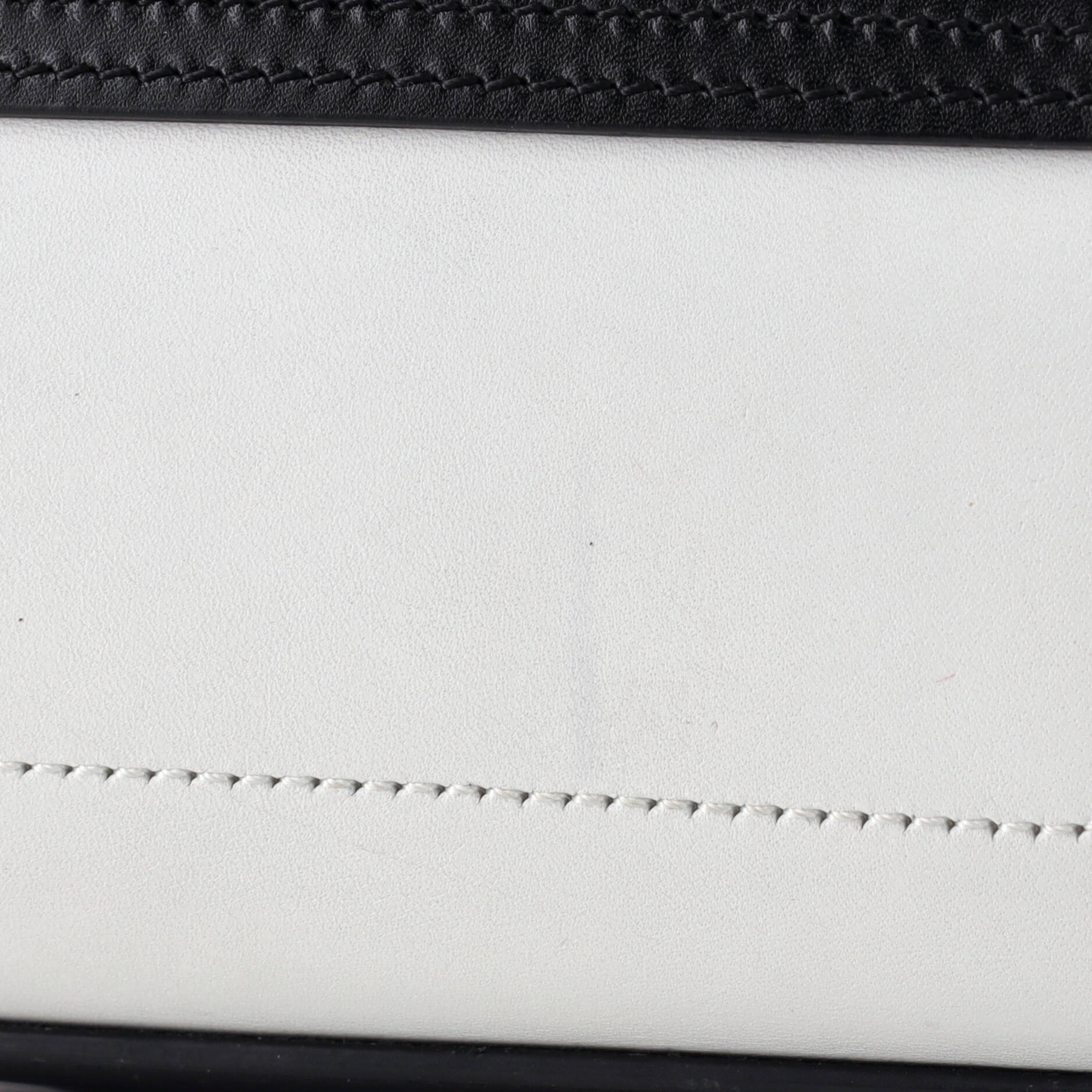 Tricolor Luggage Bag Leather Nano