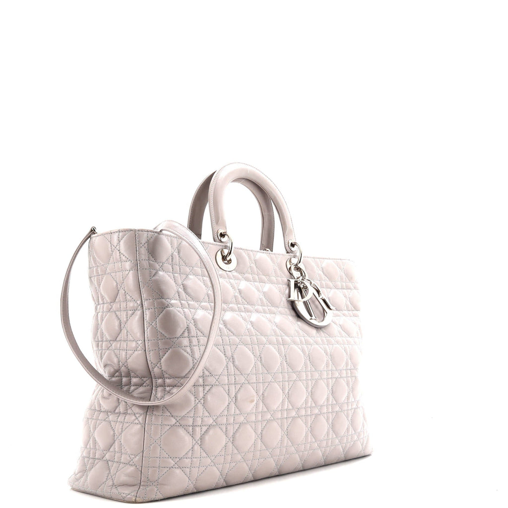 Lady Dior Bag Cannage Quilt Lambskin XL