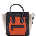 Luggage Bag Smooth Leather Micro