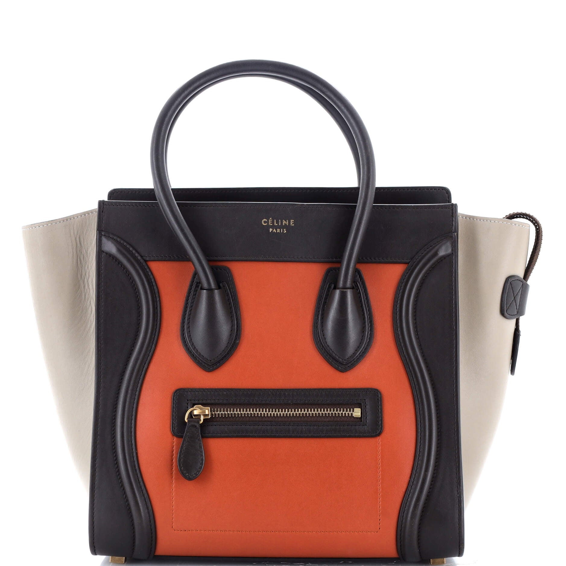 Luggage Bag Smooth Leather Micro