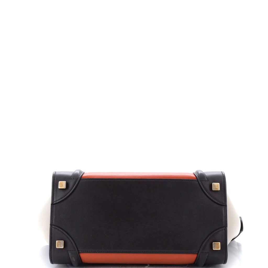 Luggage Bag Smooth Leather Micro