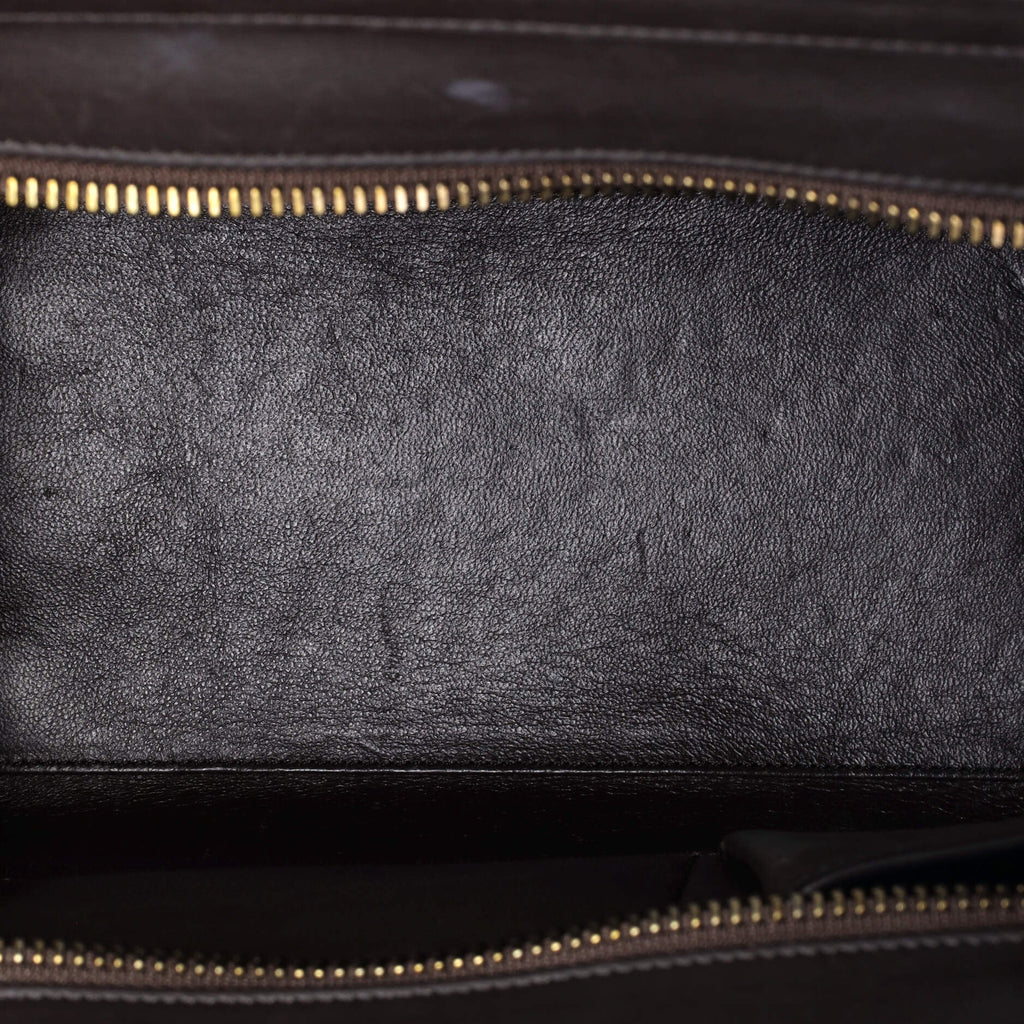 Luggage Bag Smooth Leather Micro