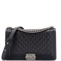 Boy Flap Bag Quilted Calfskin New Medium