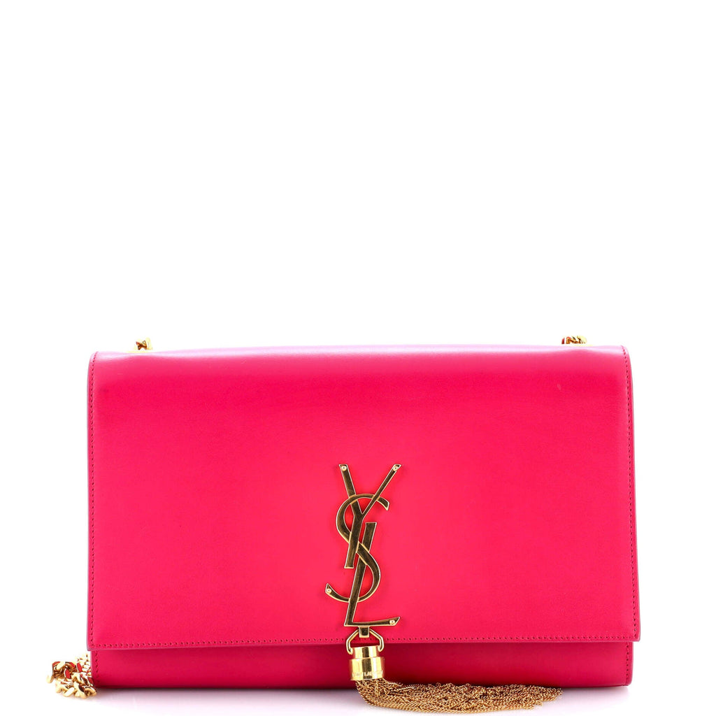 Classic Monogram Tassel Crossbody Bag Leather Medium