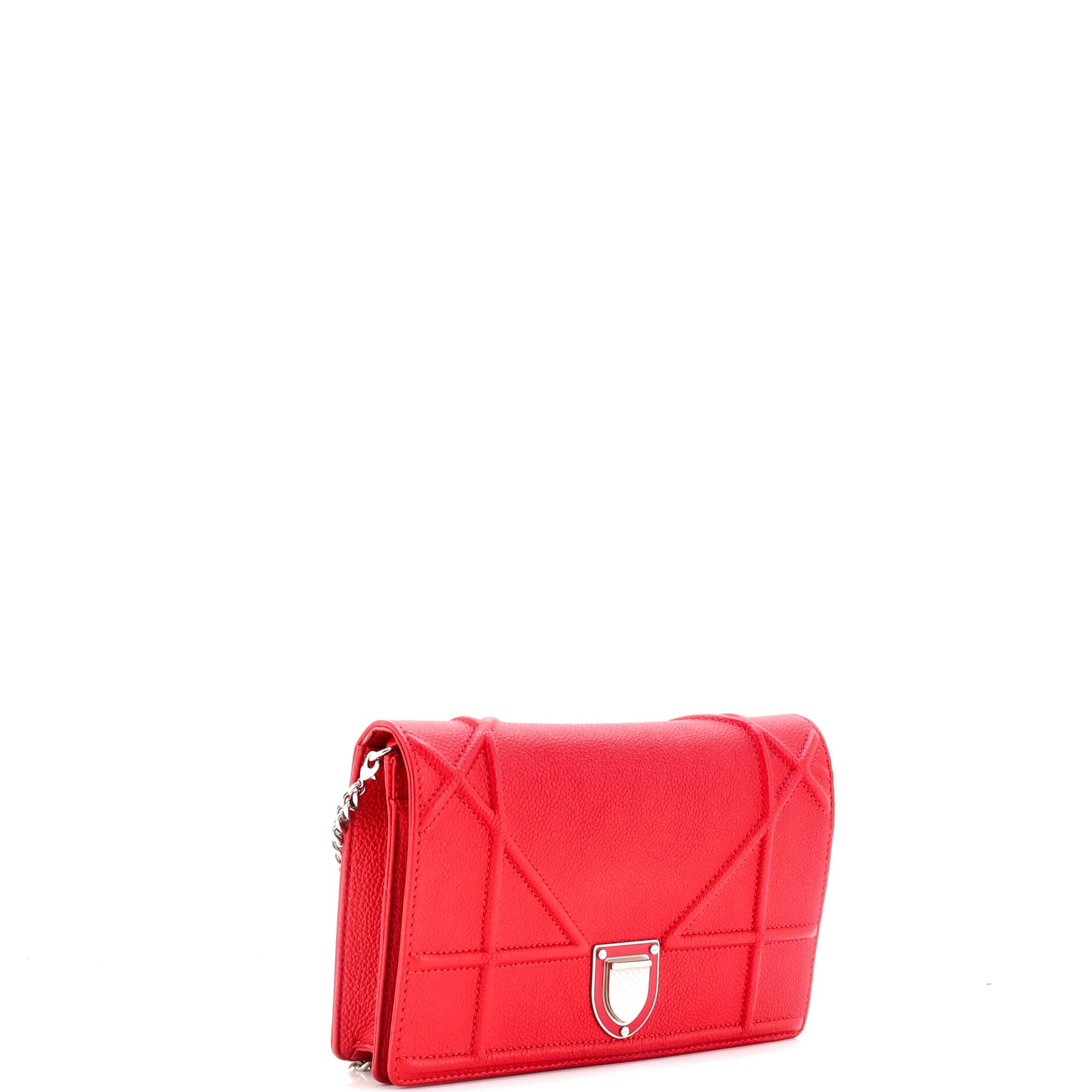 Diorama Wallet on Chain Leather
