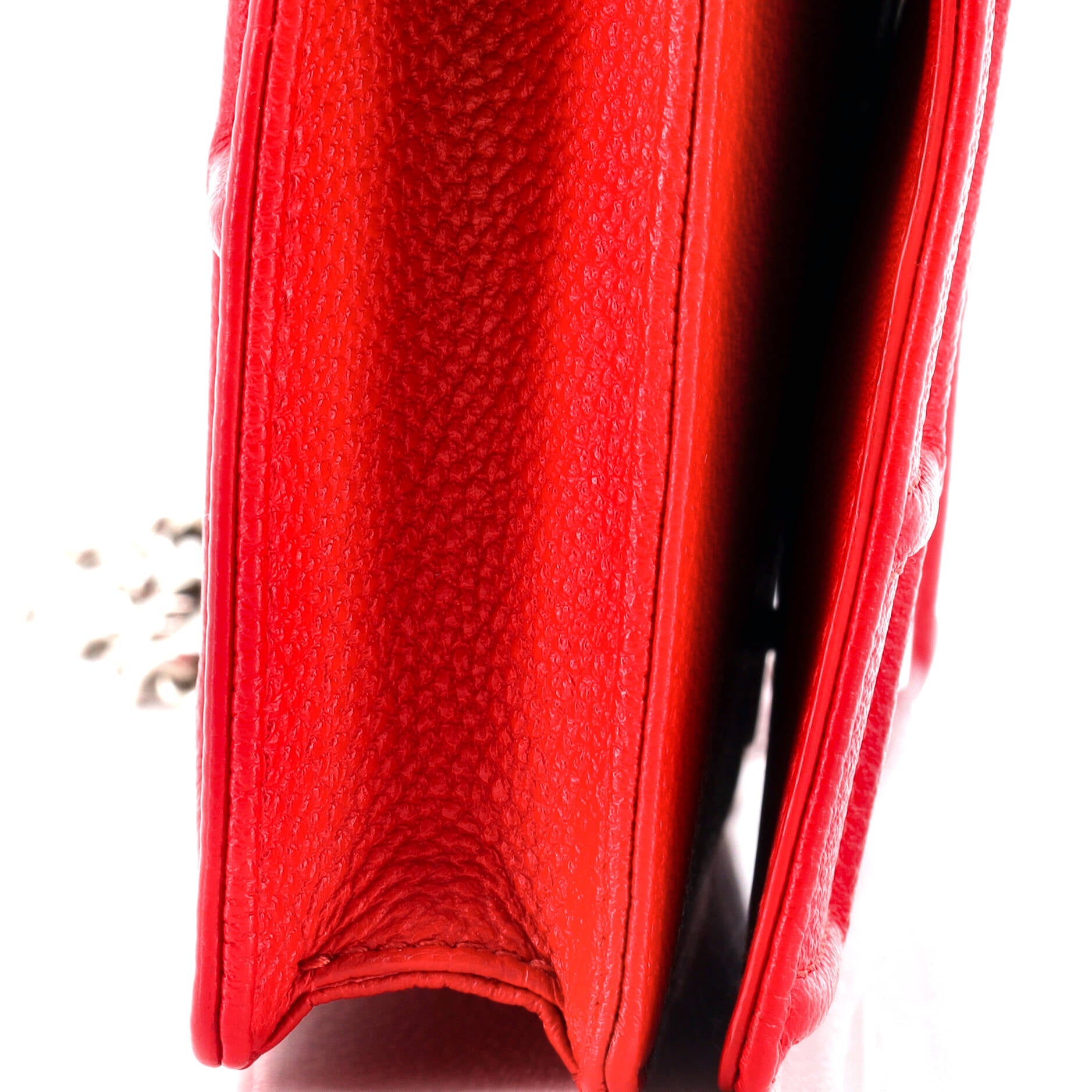 Diorama Wallet on Chain Leather