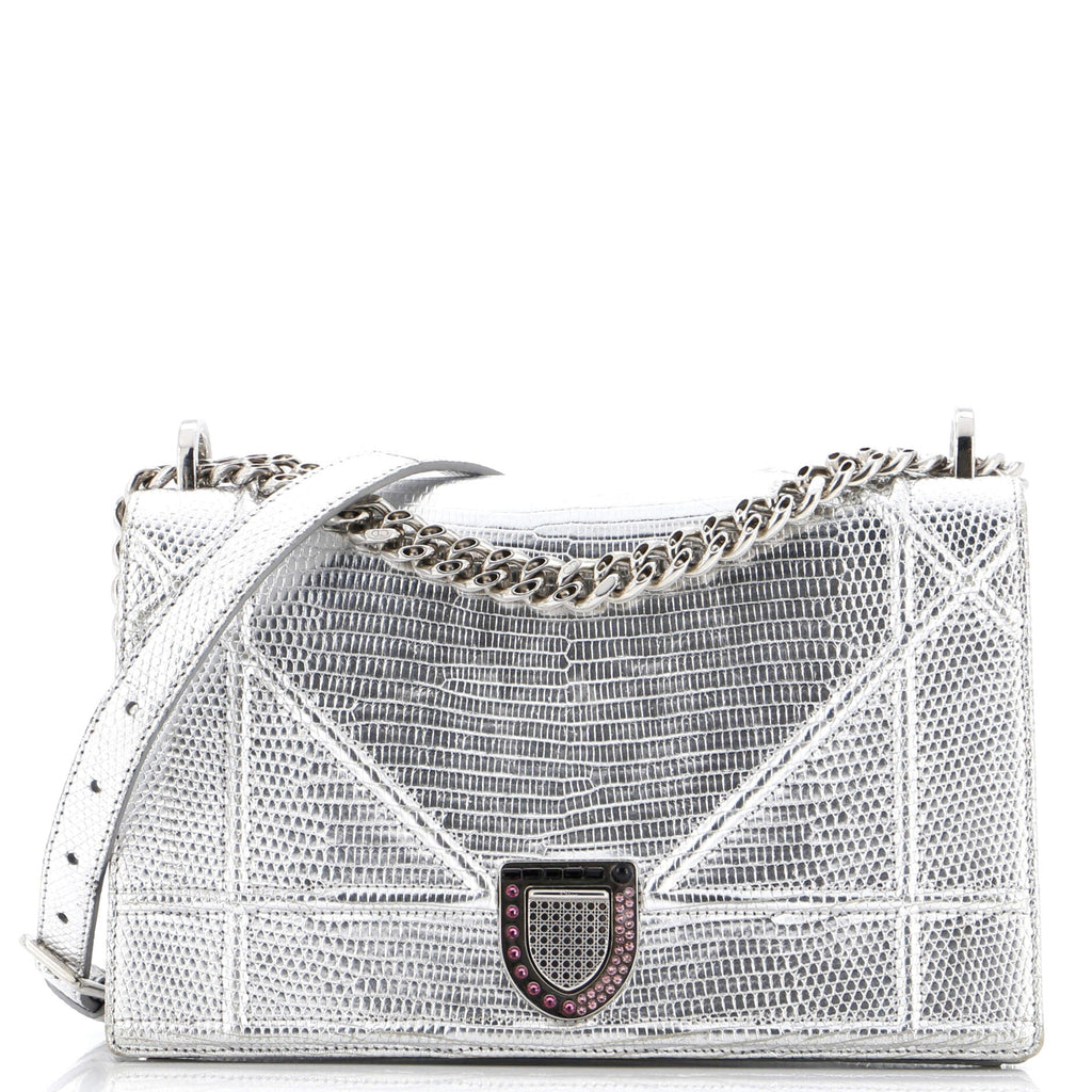 Diorama Flap Bag Lizard Medium