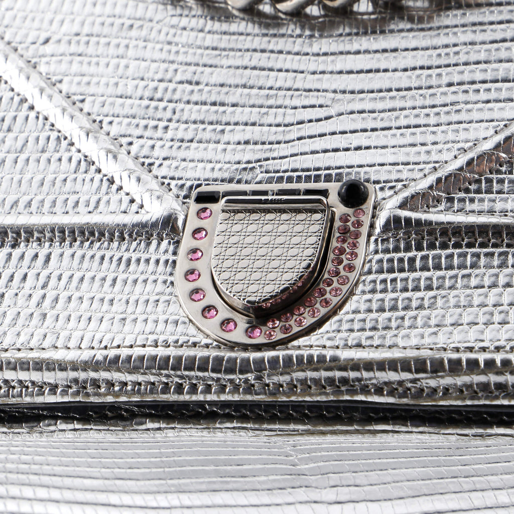 Diorama Flap Bag Lizard Medium