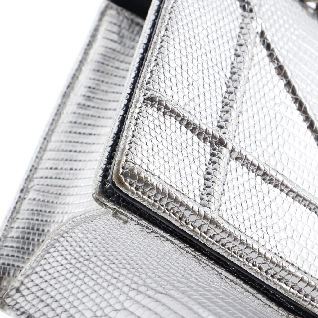 Diorama Flap Bag Lizard Medium