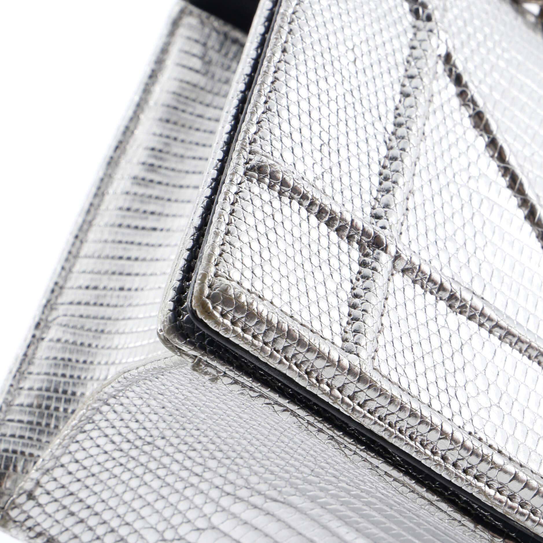 Diorama Flap Bag Lizard Medium