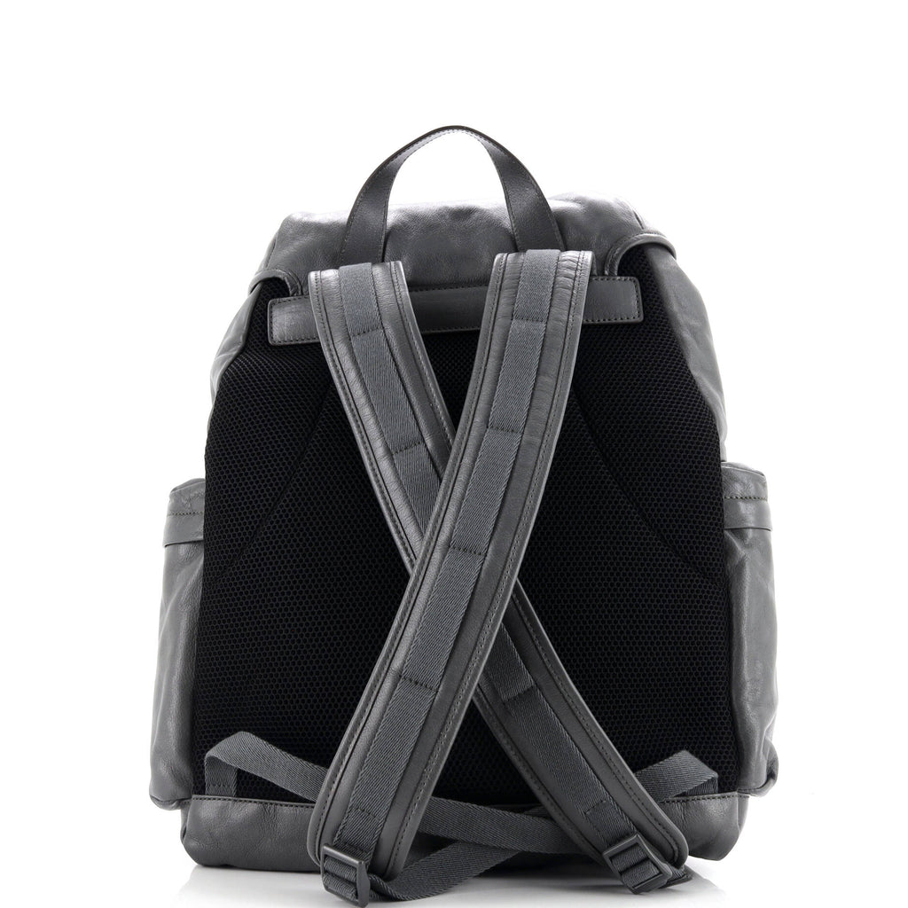 Tonal GG Double Pocket Belt Backpack Leather Large