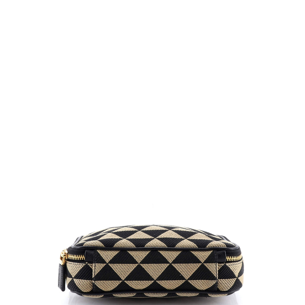 Symbole Zip Around Shoulder Bag Jacquard