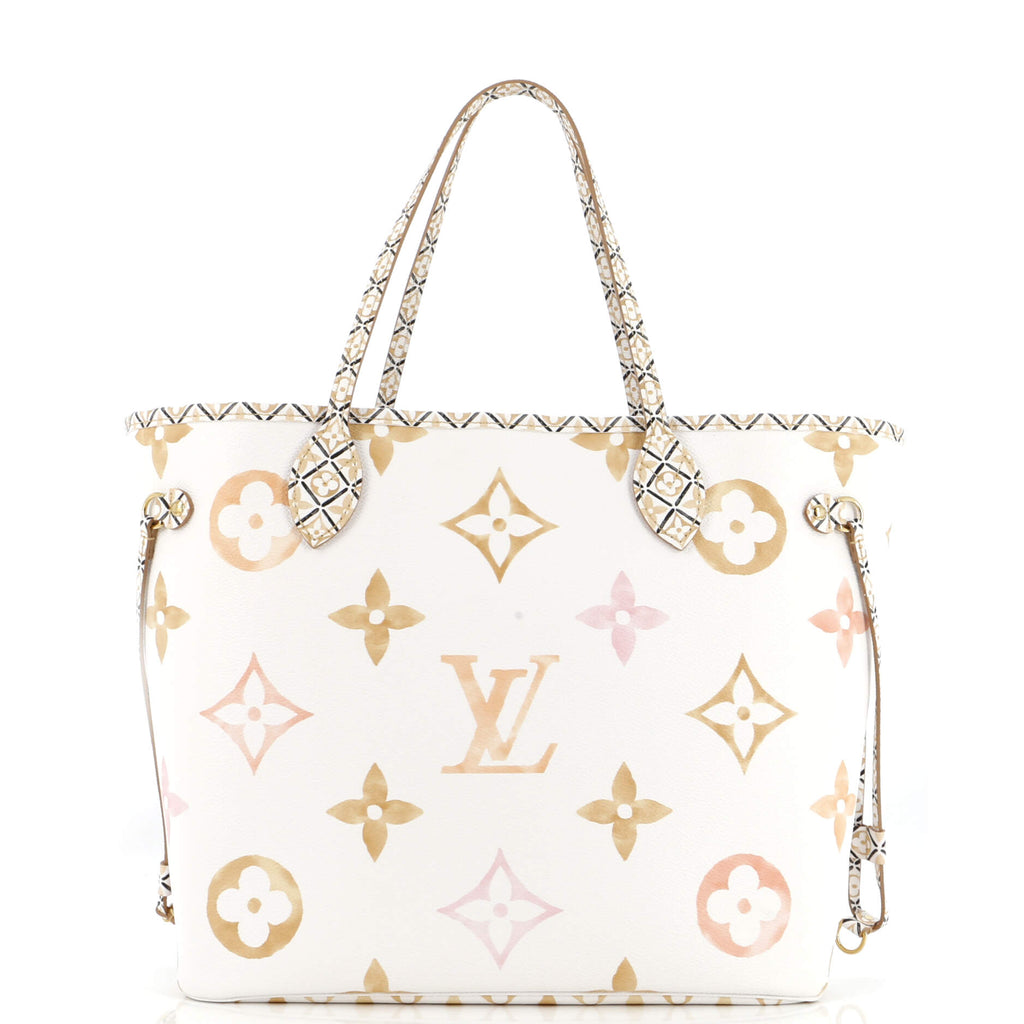 Neverfull NM Tote By The Pool Monogram Watercolor Giant MM