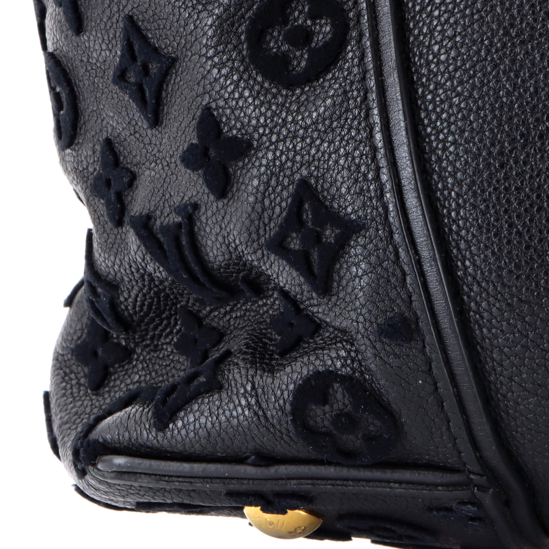 W Tote Monogram Tuffetage Leather PM