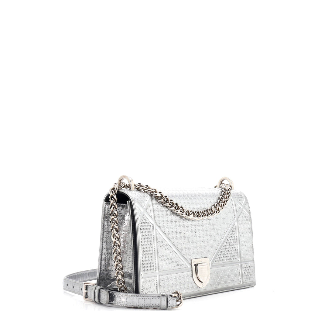 Diorama Flap Bag Cannage Embossed Calfskin Medium