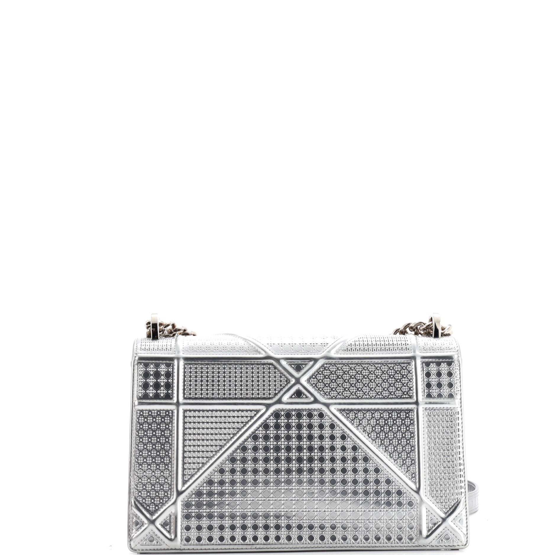 Diorama Flap Bag Cannage Embossed Calfskin Medium