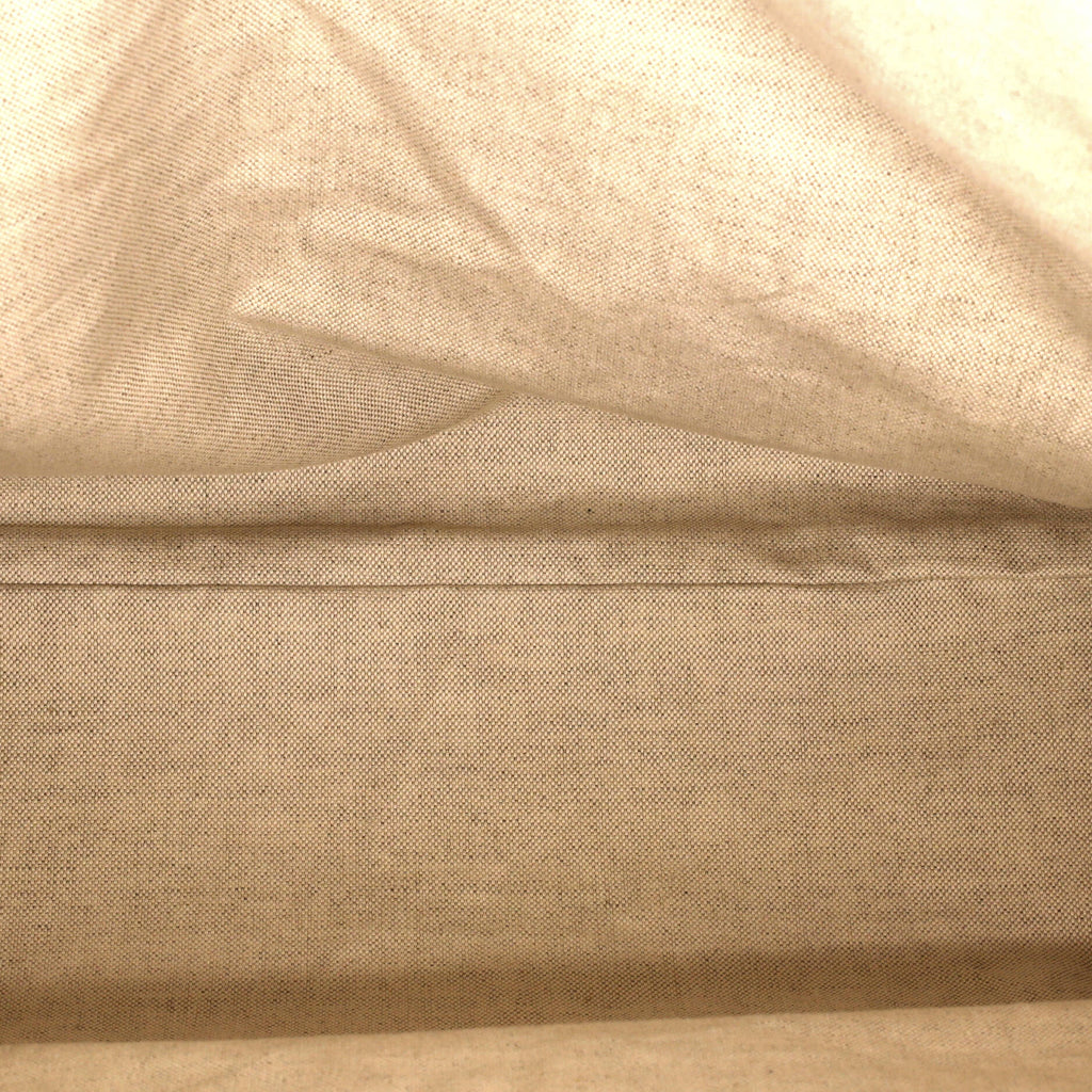 Logo Embossed Open Tote Canvas