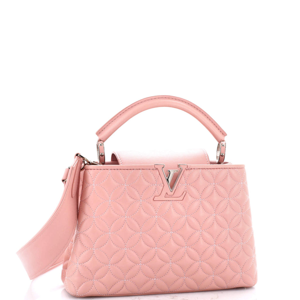 Capucines Bag Monogram Flower Quilted Lambskin BB