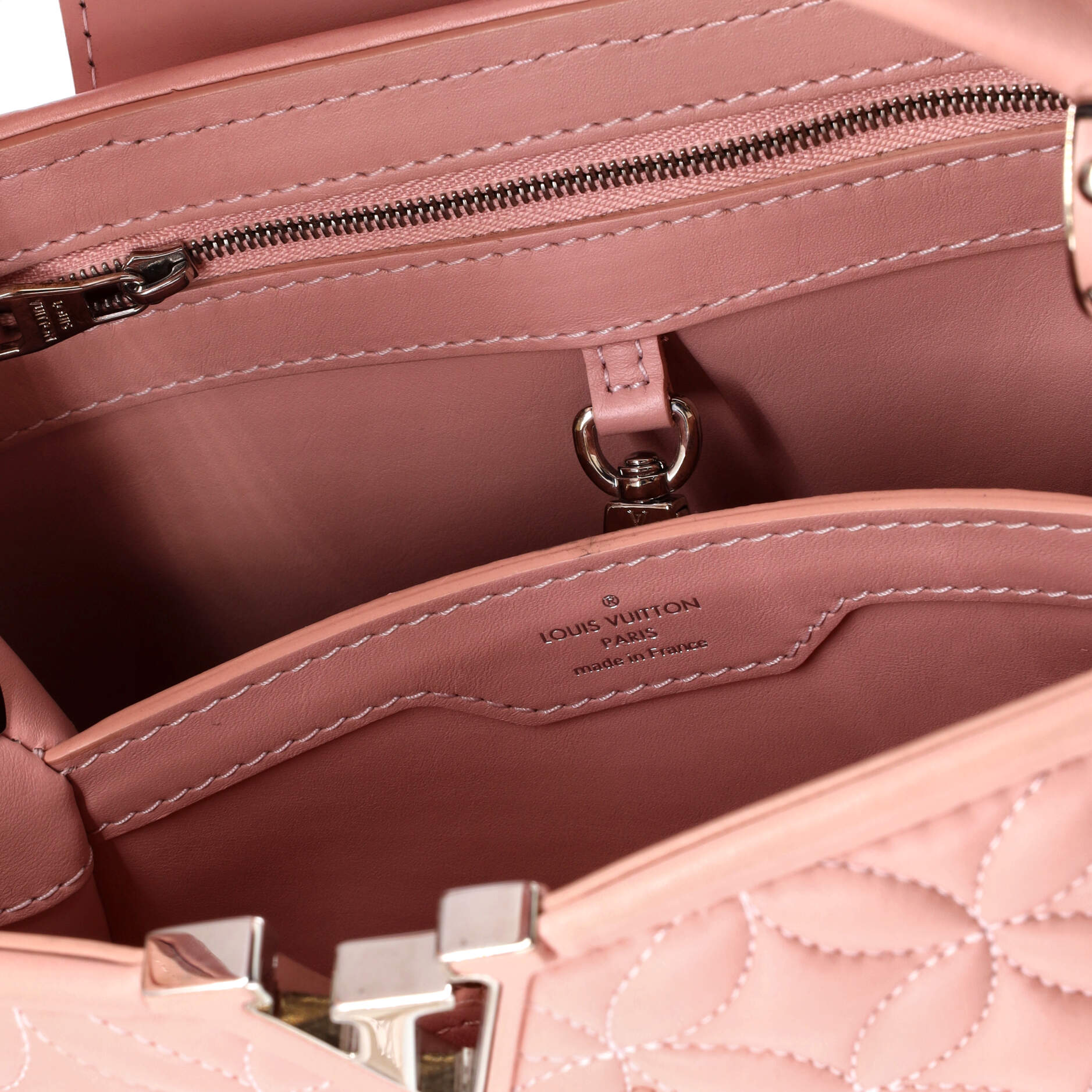 Capucines Bag Monogram Flower Quilted Lambskin BB