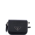 Identity Flap Shoulder Bag Saffiano with City Calf Small
