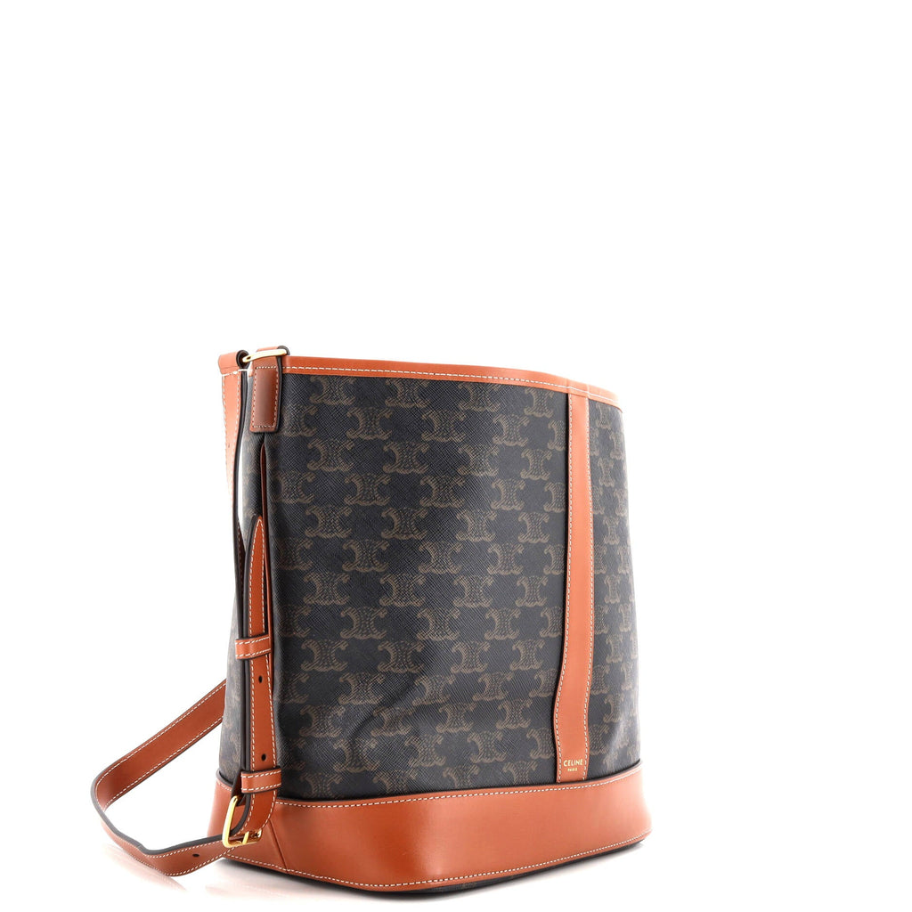 Bucket Bag Triomphe Coated Canvas Medium