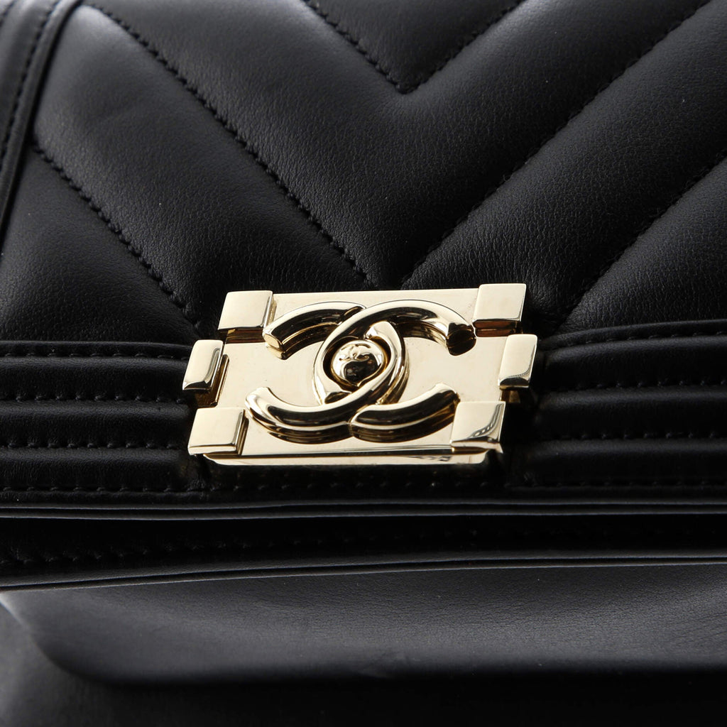Boy Flap Bag Chevron Lambskin Mini