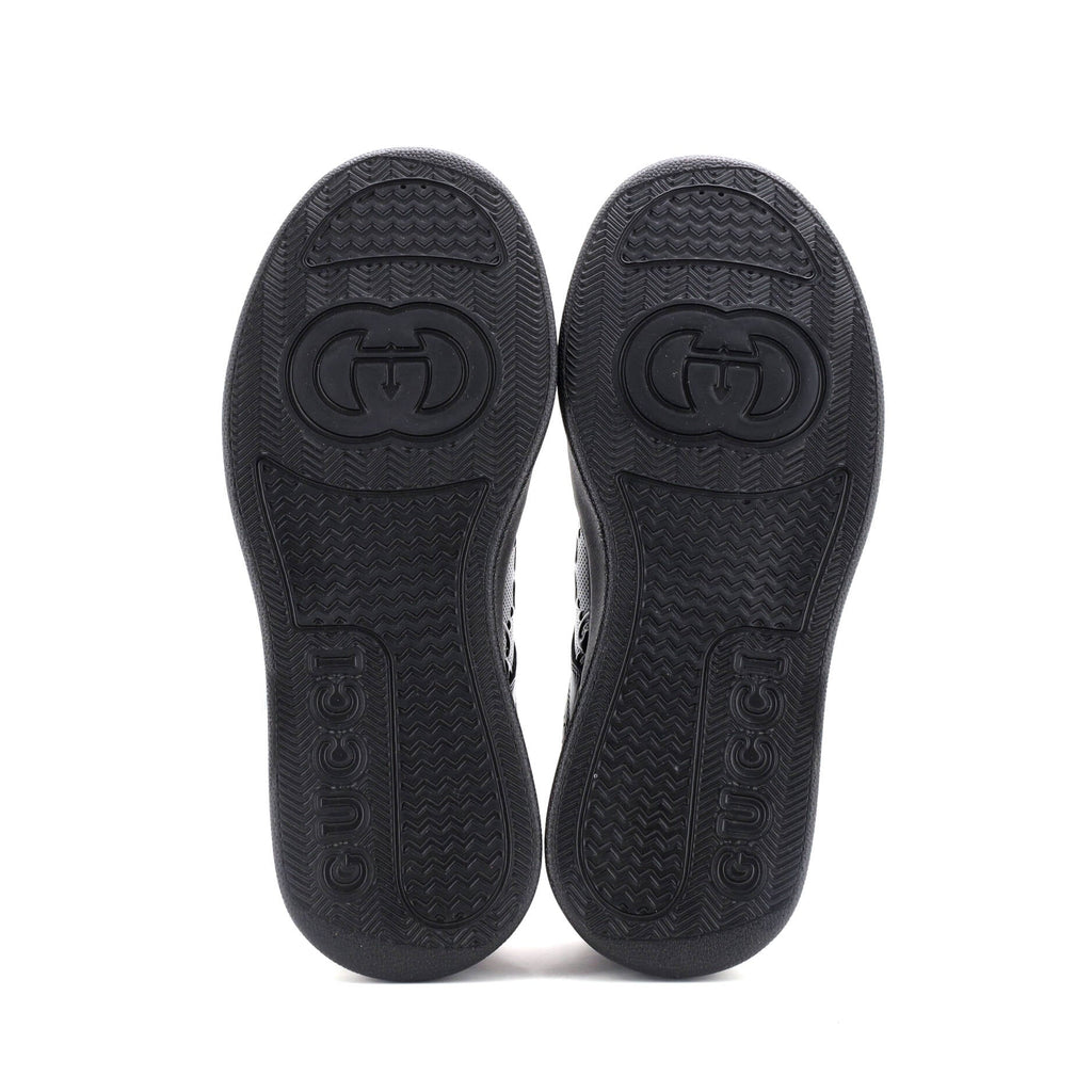 Chunky B Sneakers GG Embossed Perforated Leather