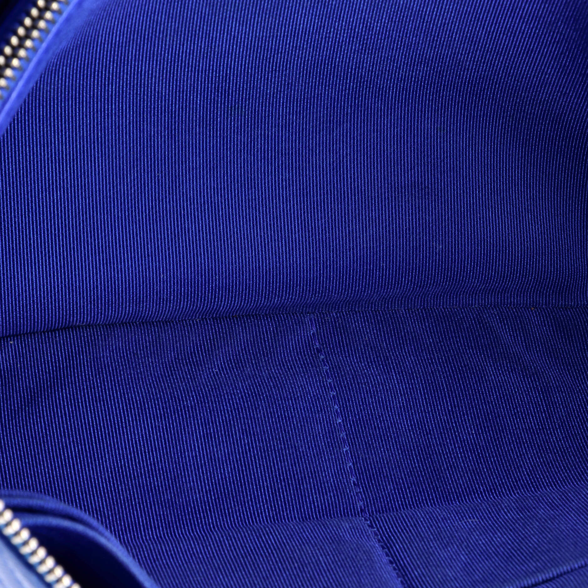 Classic Double Pocket Zip Pouch Chevron Caviar Medium