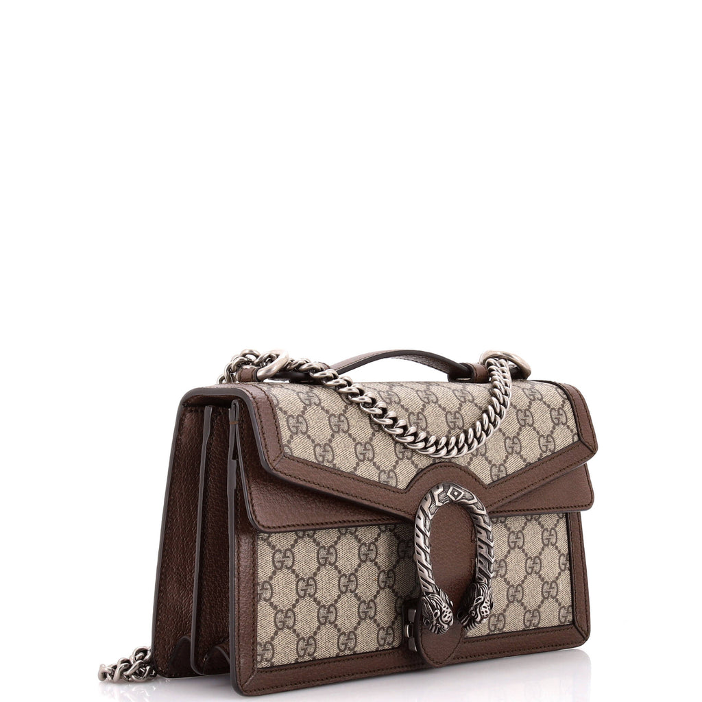 Dionysus Top Handle Chain Bag GG Coated Canvas Small