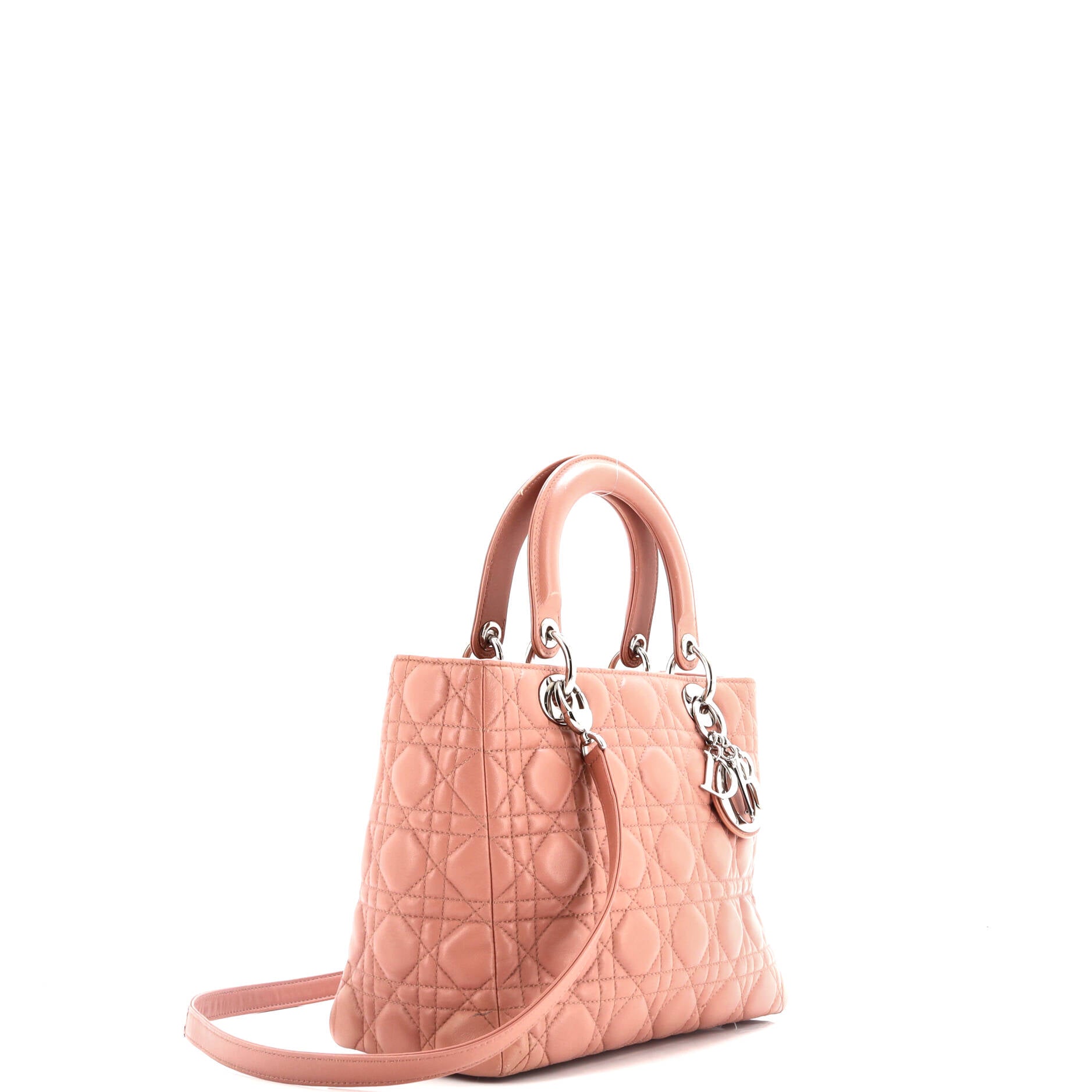 Lady Dior Bag Cannage Quilt Lambskin Medium