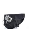 Shawn Stussy Saddle Crossbody Bag Leather with Applique