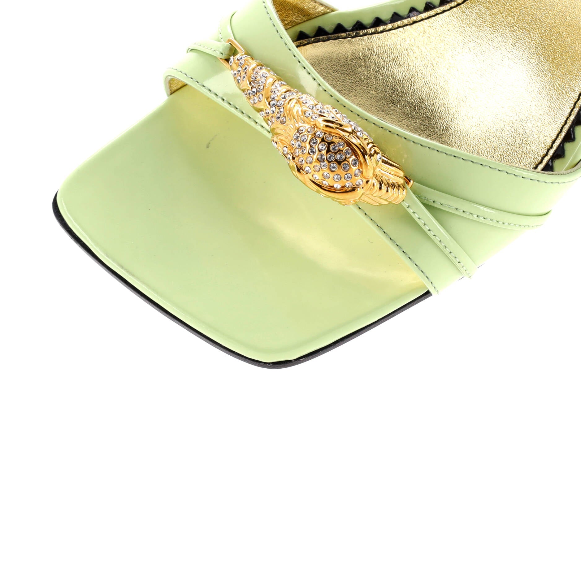 Women's Snake Head Wedge Sandals Leather