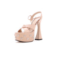 Women's Janaya GG Studded Platform Sandals Leather
