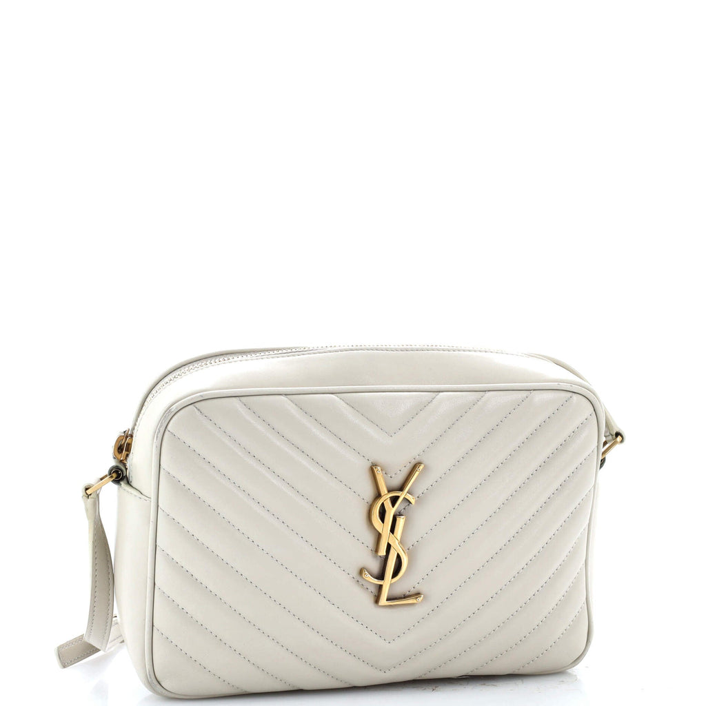 Lou Camera Bag Matelasse Chevron Leather Small