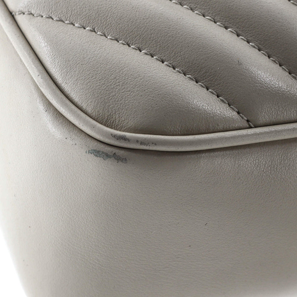 Lou Camera Bag Matelasse Chevron Leather Small