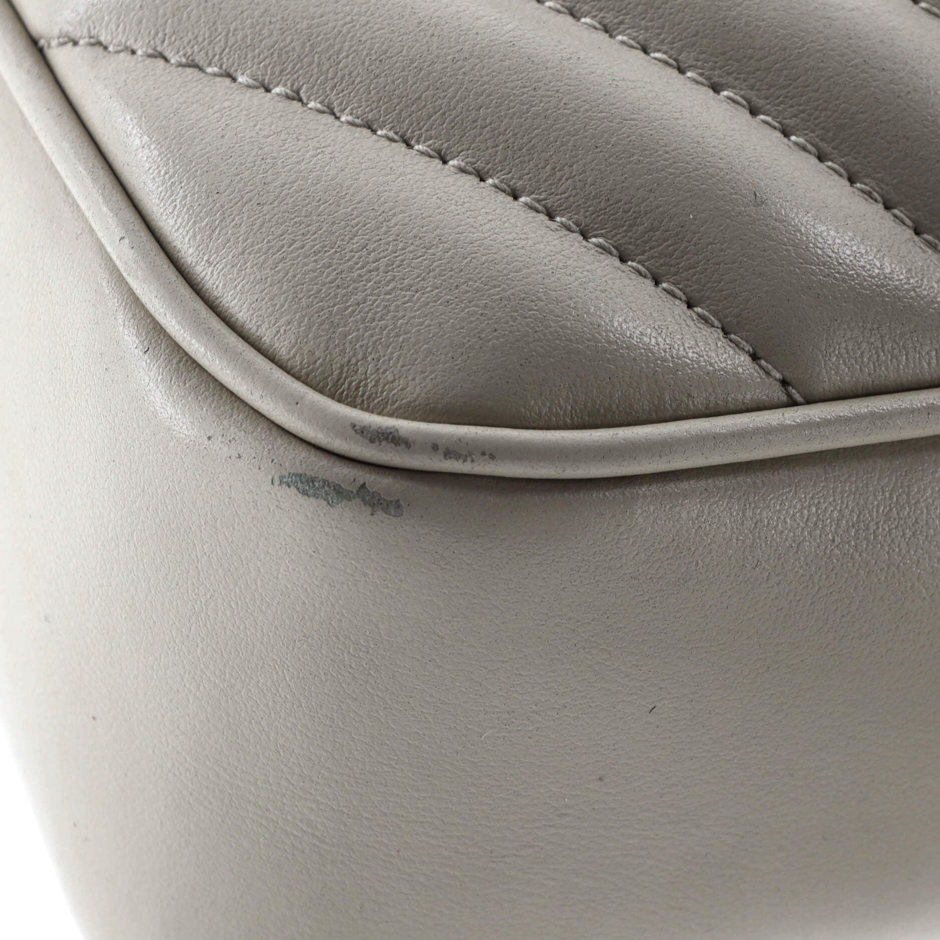 Lou Camera Bag Matelasse Chevron Leather Small