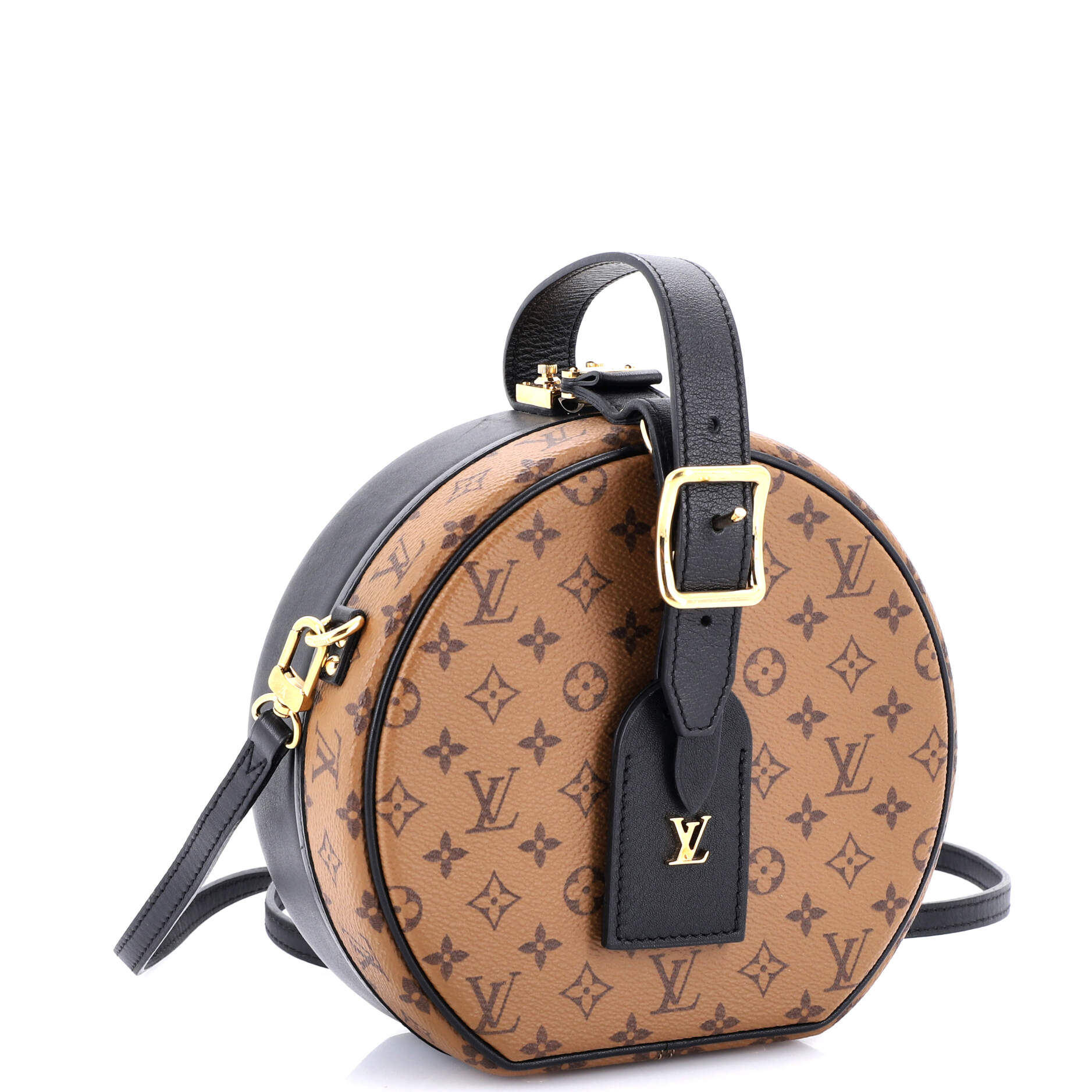 Petite Boite Chapeau Bag Reverse Monogram Canvas