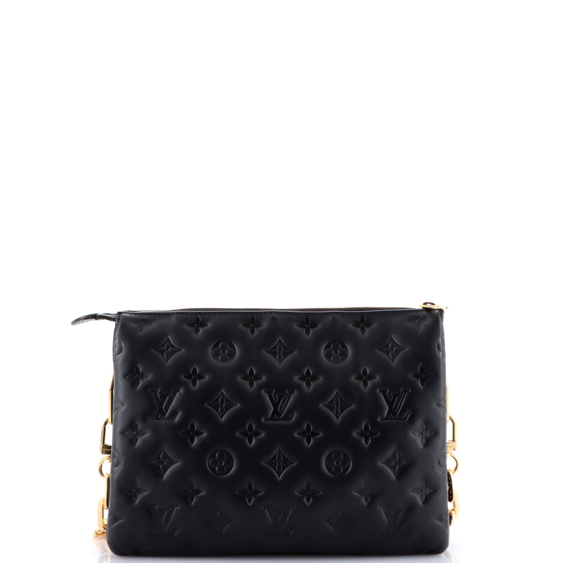 Coussin Bag Monogram Embossed Lambskin PM