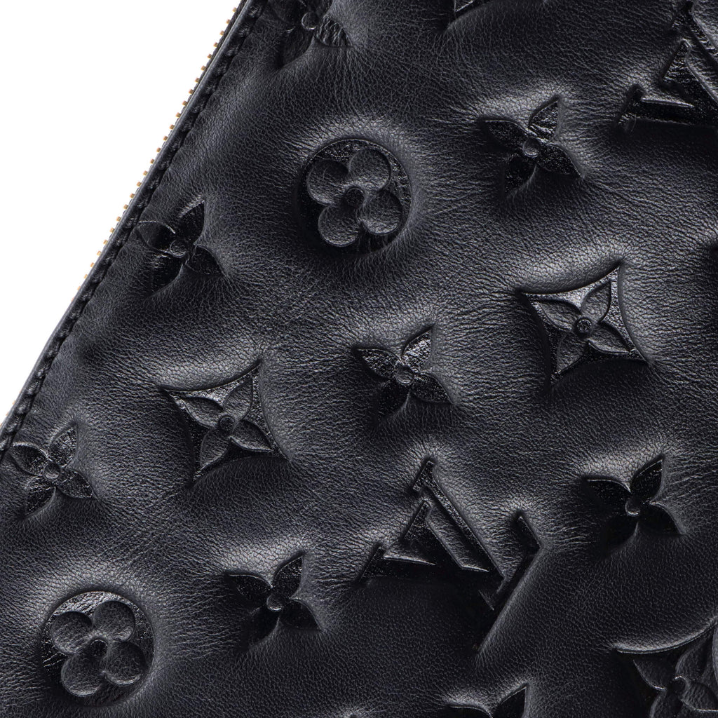 Coussin Bag Monogram Embossed Lambskin PM