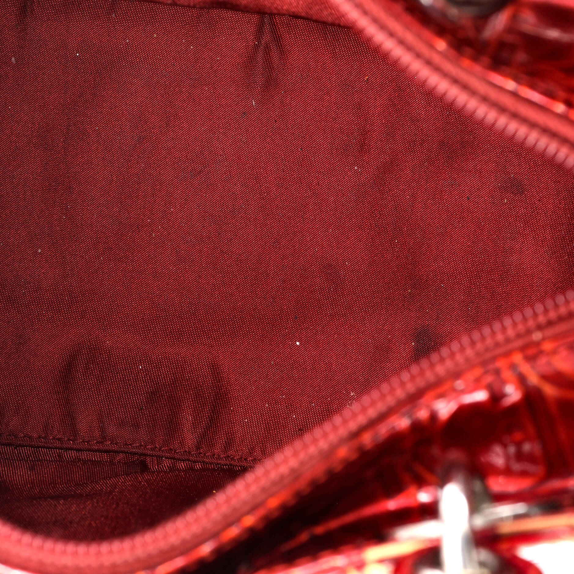 Vintage Lady Dior Bag Ultimate Embossed Patent Medium