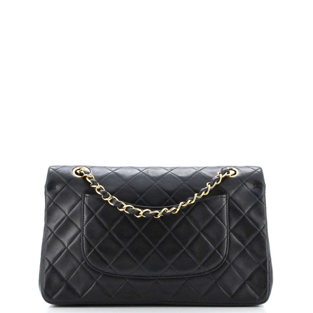 Vintage Classic Double Flap Bag Quilted Lambskin Medium