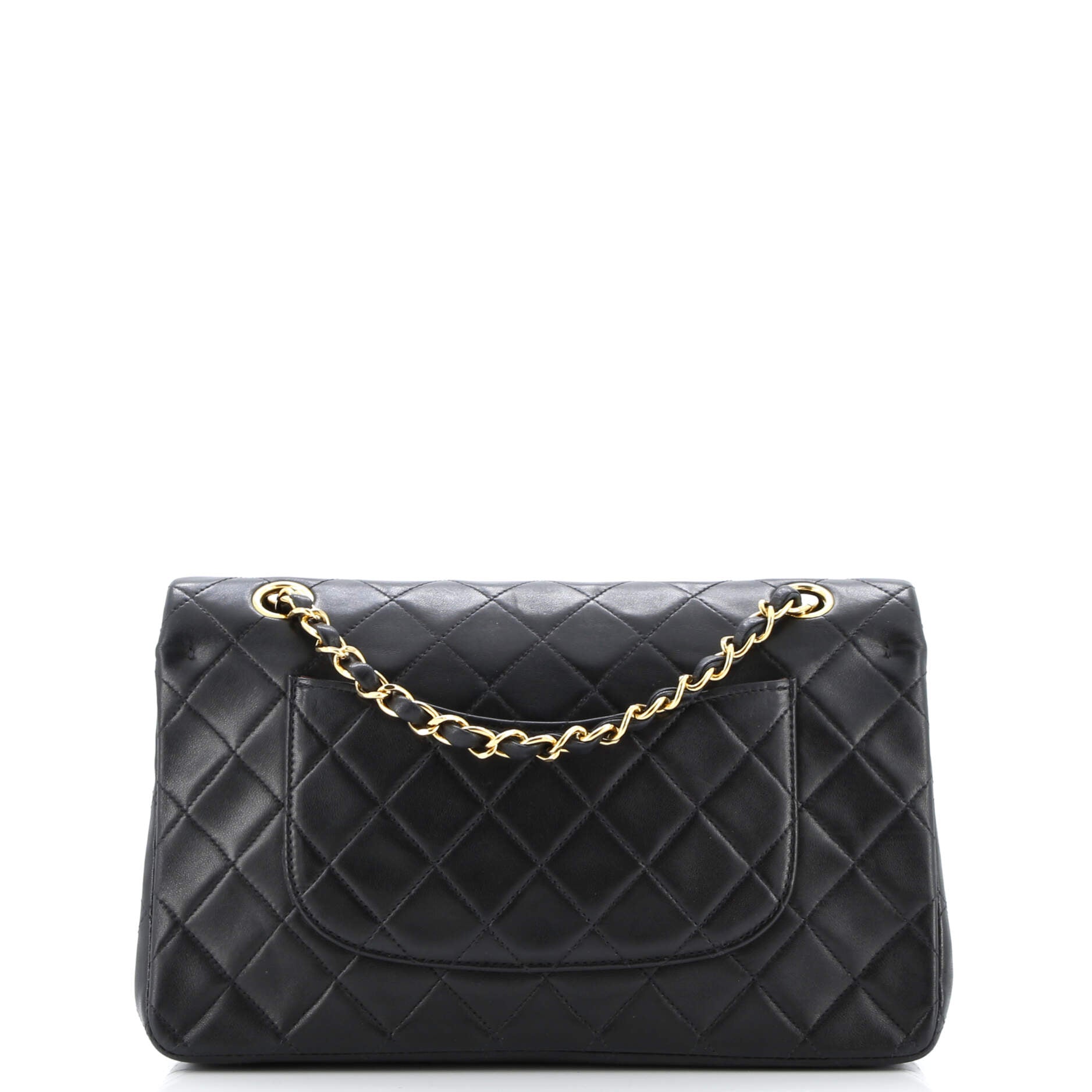 Vintage Classic Double Flap Bag Quilted Lambskin Medium