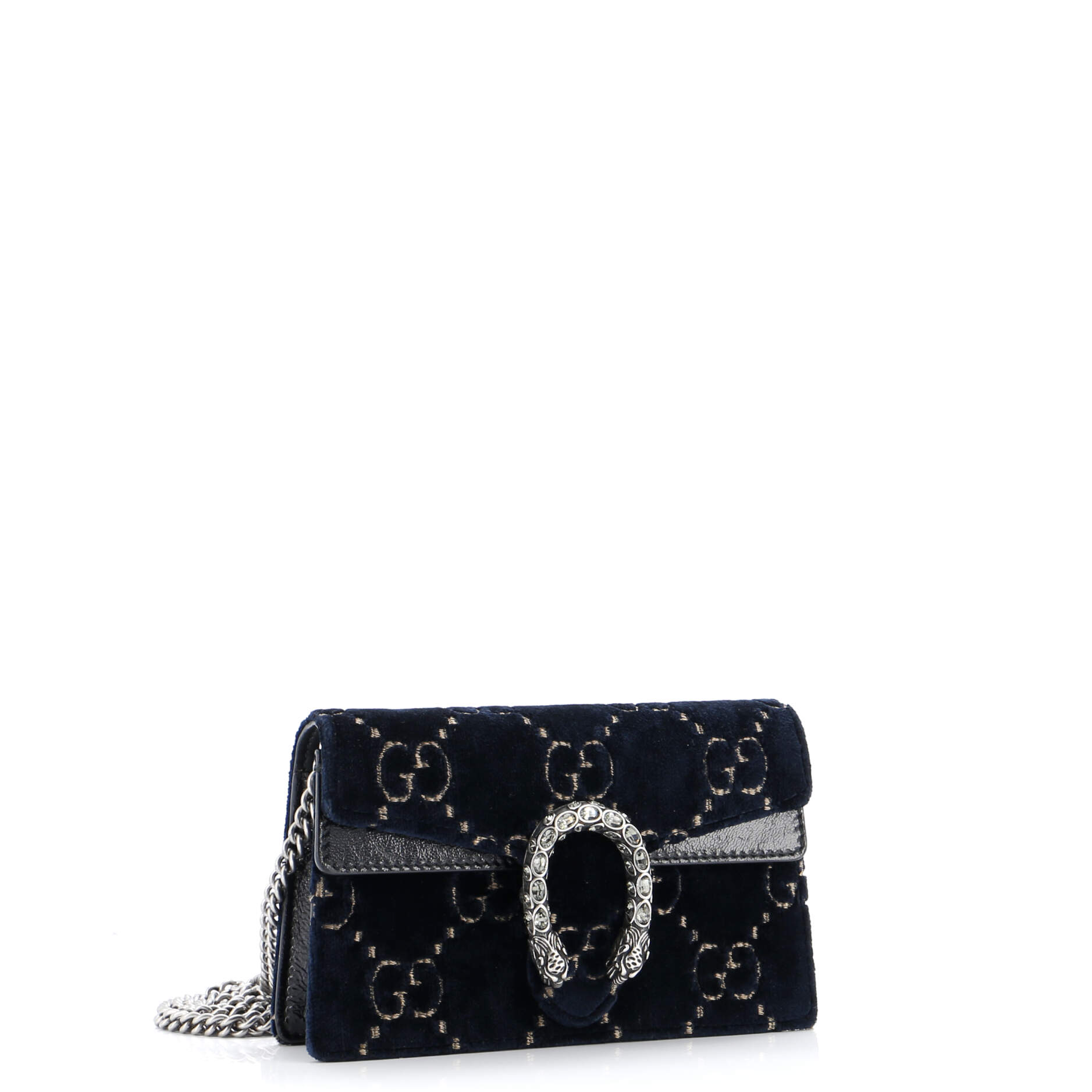 Dionysus Bag GG Velvet Super Mini