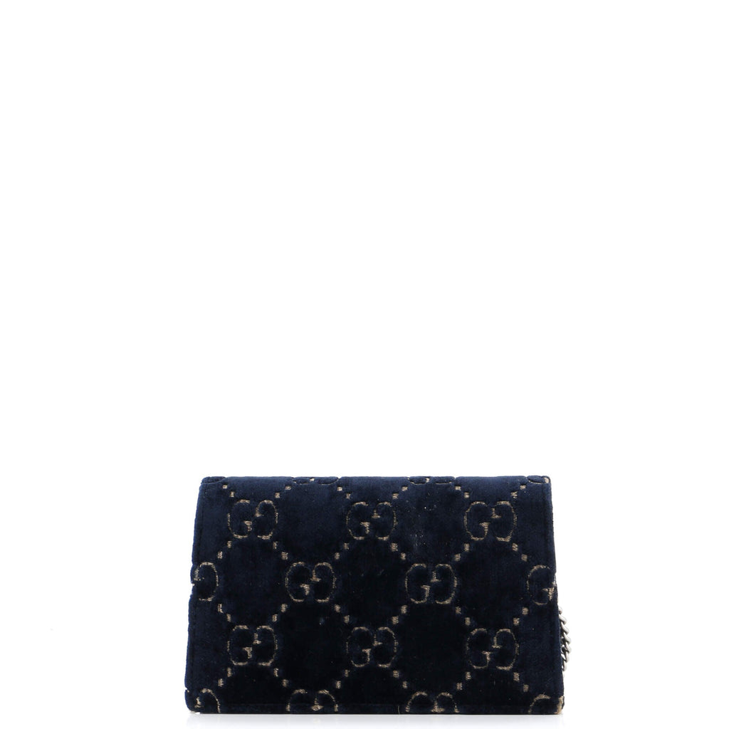 Dionysus Bag GG Velvet Super Mini