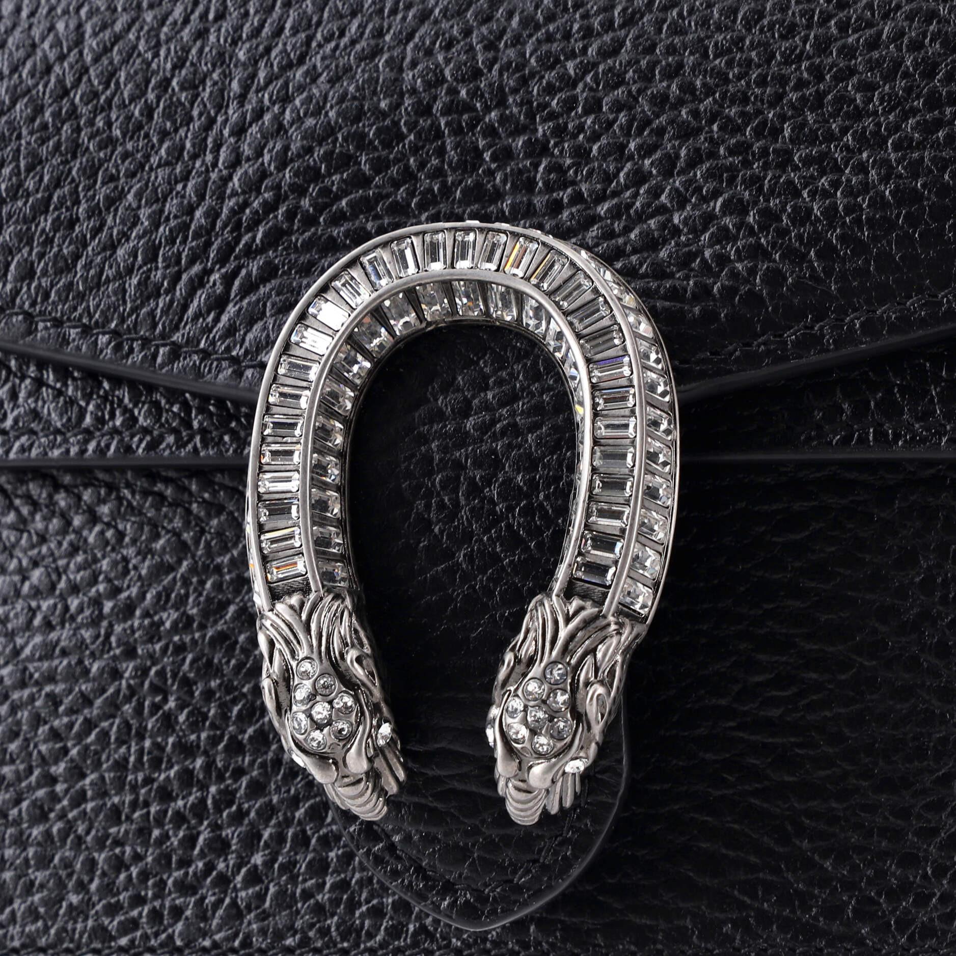 Dionysus Top Handle Bag Leather with Crystals Mini