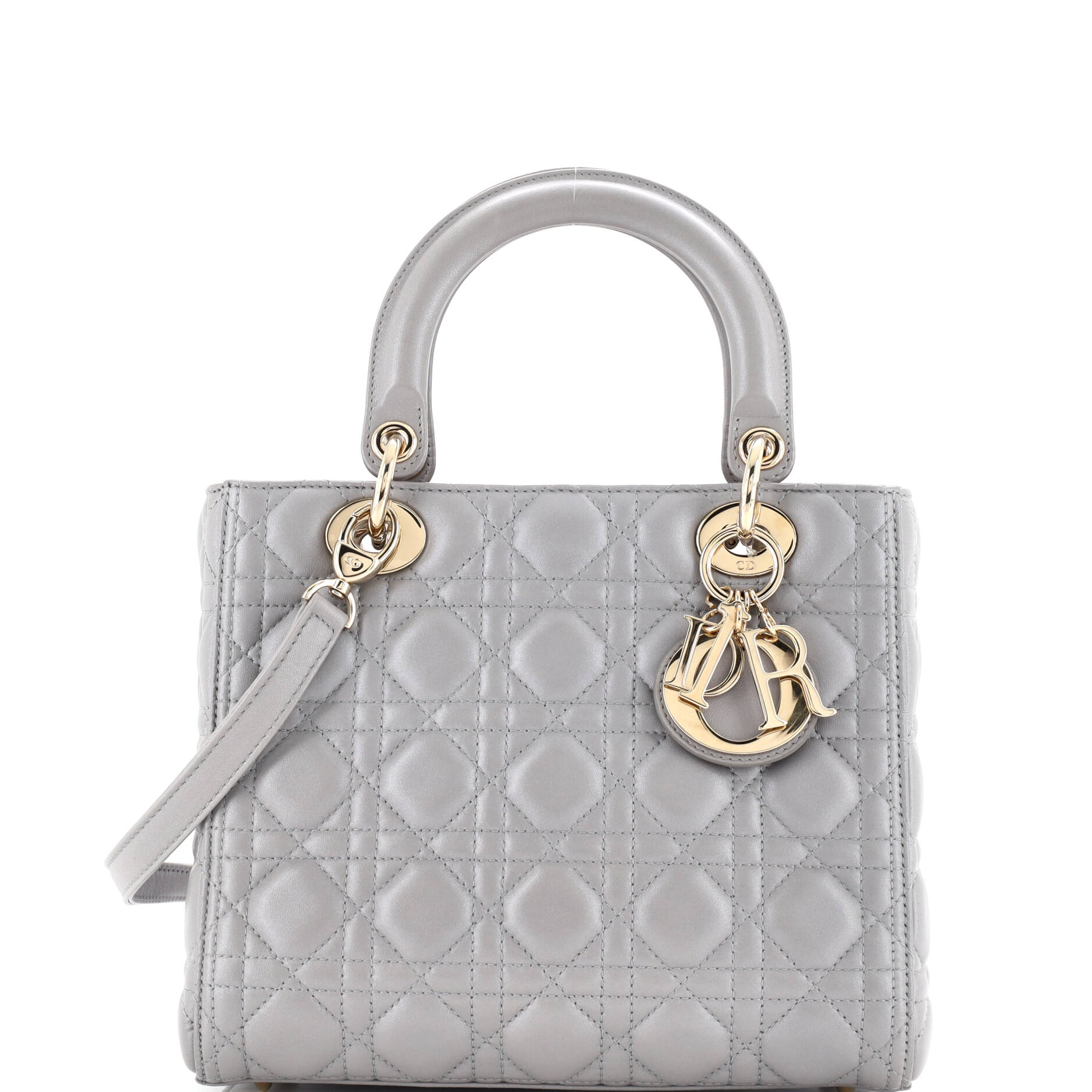Lady Dior Bag Cannage Quilt Lambskin Medium