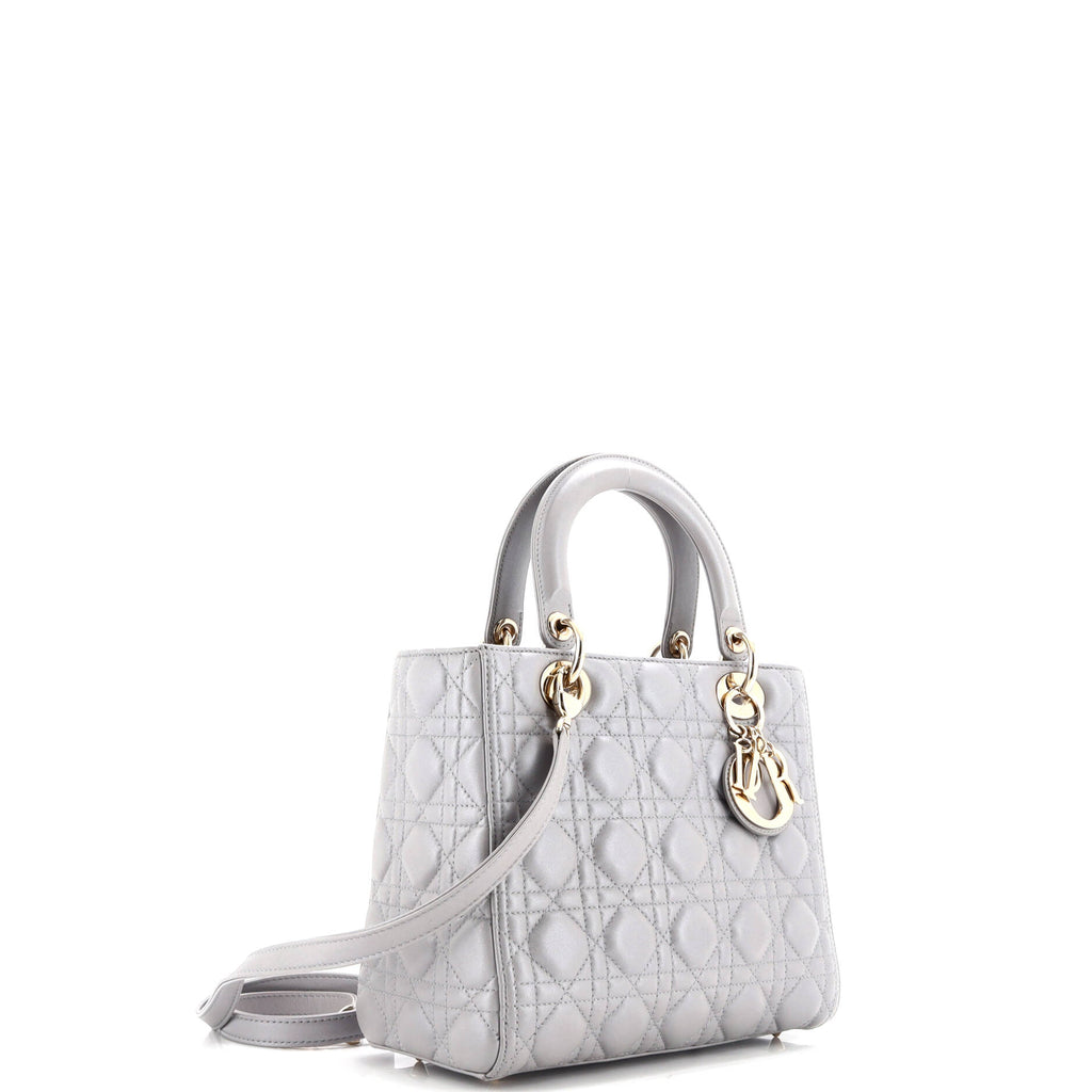 Lady Dior Bag Cannage Quilt Lambskin Medium