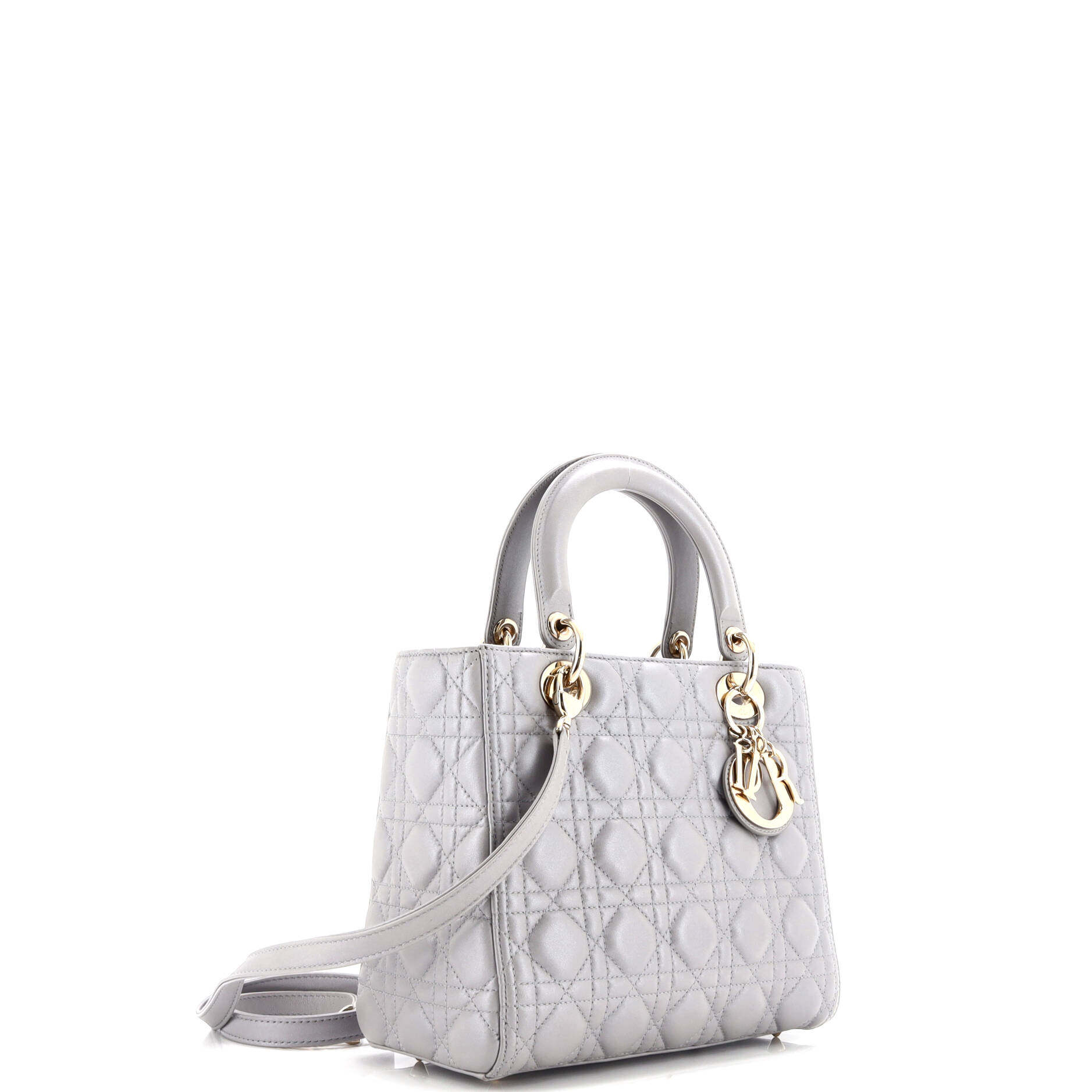 Lady Dior Bag Cannage Quilt Lambskin Medium