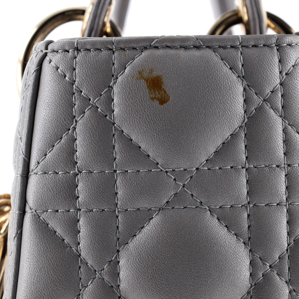 Lady Dior Bag Cannage Quilt Lambskin Medium