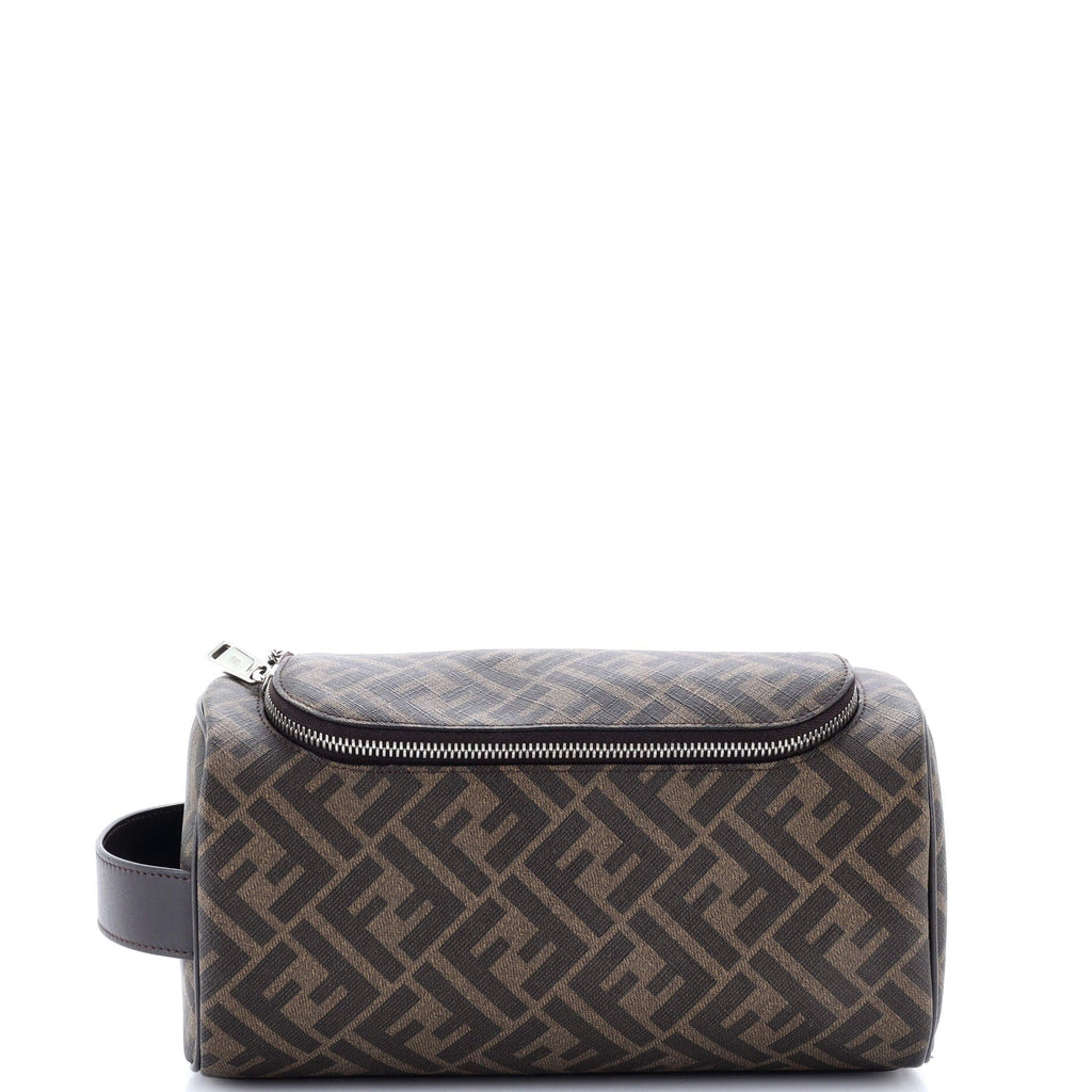 Toiletry Case with Handle Zucca Coated Canvas Medium